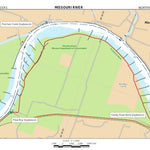 US Army Corps of Engineers Lower Missouri, River Mile 166 to 173.3 digital map