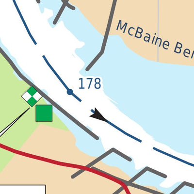 US Army Corps of Engineers Lower Missouri, River Mile 177.5 to 182.8 digital map
