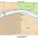 US Army Corps of Engineers Lower Missouri, River Mile 192.7 to 197.7 digital map