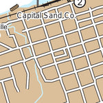 US Army Corps of Engineers Lower Missouri, River Mile 192.7 to 197.7 digital map