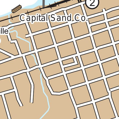 US Army Corps of Engineers Lower Missouri, River Mile 192.7 to 197.7 digital map