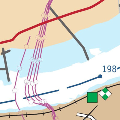 US Army Corps of Engineers Lower Missouri, River Mile 197.8 to 202.5 digital map