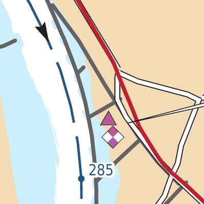 US Army Corps of Engineers Lower Missouri, River Mile 283.6 to 289.7 digital map