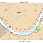 US Army Corps of Engineers Lower Missouri, River Mile 288.8 to 295 digital map