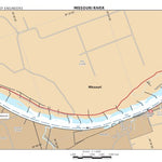 US Army Corps of Engineers Lower Missouri, River Mile 326.6 to 332.5 digital map