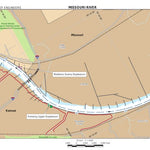 US Army Corps of Engineers Lower Missouri, River Mile 379.3 to 384.7 digital map