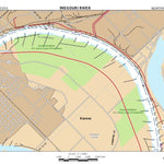 US Army Corps of Engineers Lower Missouri, River Mile 443.1 to 448.8 digital map