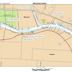 US Army Corps of Engineers Lower Missouri, River Mile 459.8 to 465.5 digital map