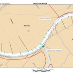 US Army Corps of Engineers Lower Missouri, River Mile 492 to 497.6 digital map