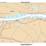 US Army Corps of Engineers Lower Missouri, River Mile 54.4 to 59.2 digital map
