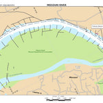 US Army Corps of Engineers Lower Missouri, River Mile 9.9 to 16.5 digital map
