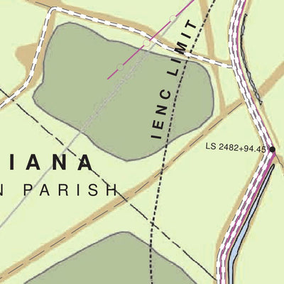 US Army Corps of Engineers - New Orleans Chart 15 - Whiskey Bay Pilot Channel River Miles 49.8 to 57.2 digital map