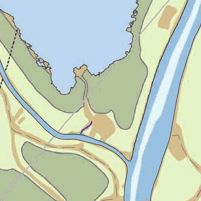 US Army Corps of Engineers - New Orleans Chart 19 - Atchafalaya Basin Floodway digital map