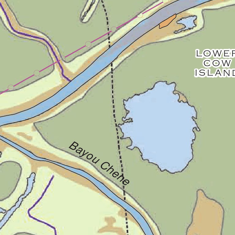 Chart 21 -Splice Island Chute River Miles 72.4 to 78.5 Map by US Army ...