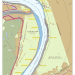 US Army Corps of Engineers - New Orleans Chart 3 - Mississippi River at Knox Landing digital map