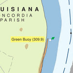 US Army Corps of Engineers - New Orleans Chart 3 - Mississippi River at Knox Landing digital map