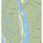 US Army Corps of Engineers - New Orleans Chart 30 - Grand Lake at Atchafalaya Basin Floodway digital map
