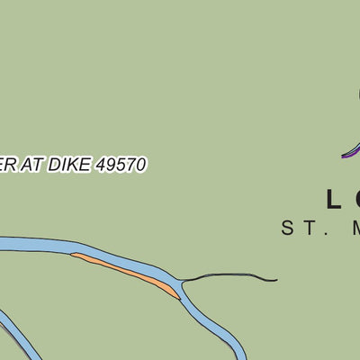 US Army Corps of Engineers - New Orleans Chart 31 - Grand Lake at Atchafalaya Basin Floodway digital map