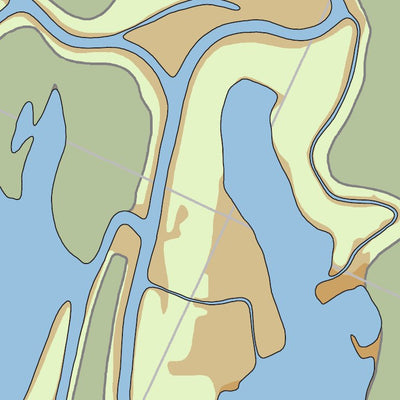 US Army Corps of Engineers - New Orleans Chart 31 - Grand Lake at Atchafalaya Basin Floodway digital map