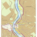 US Army Corps of Engineers - New Orleans Chart 7 - Atchafalaya River Miles 0.3 to 7.5 digital map