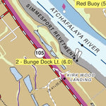 US Army Corps of Engineers - New Orleans Chart 7 - Atchafalaya River Miles 0.3 to 7.5 digital map