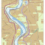 US Army Corps of Engineers - New Orleans Chart 9 - Atchafalaya River Miles 11.9 to 20.1 digital map