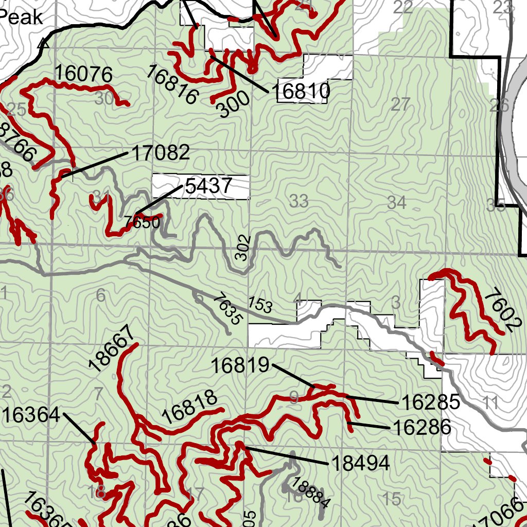 Lolo NF OSVUM Plains RD map by US Forest Service R1 | Avenza Maps