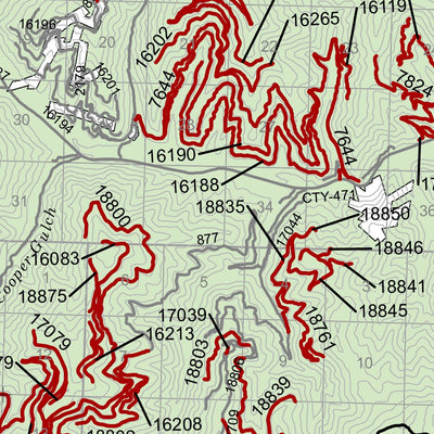 US Forest Service R1 Lolo NF OSVUM Plains RD digital map