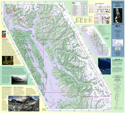 US Forest Service R10 Tracy Arm Fords Terror Wilderness And Chuck River Wilderness (side 1) digital map
