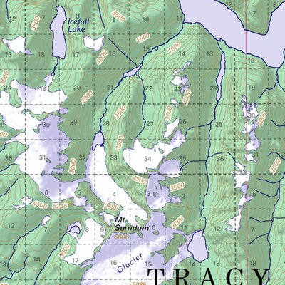 US Forest Service R10 Tracy Arm Fords Terror Wilderness And Chuck River Wilderness (side 1) digital map