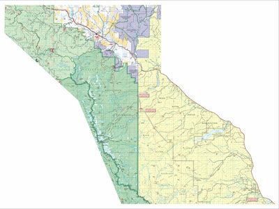 US Forest Service R2 Rocky Mountain Region ADMIN ONLY - Shoshone NF - South Half - North Area - 2021 digital map