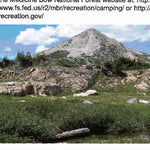 US Forest Service R2 Rocky Mountain Region Medicine Bow National Forest Visitor Map - Snowy Range (North Half) digital map
