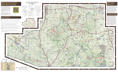 US Forest Service R3 Coronado National Forest, Nogales and Sierra Vista Ranger Districts digital map