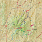 US Forest Service R3 Pinal Mountain Trails Map digital map