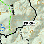 US Forest Service R3 Red Spring Single Track Trails digital map