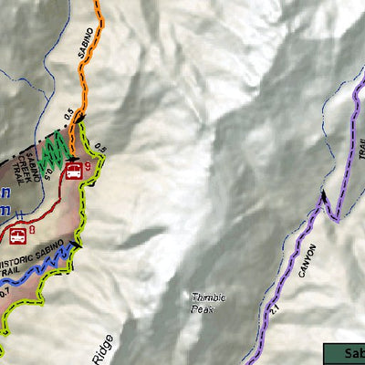 US Forest Service R3 Sabino Canyon Recreation Area, Coronado National Forest, Santa Catalina Ranger District digital map