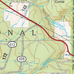 US Forest Service R3 Santa Fe National Forest Quadrangle Map: pg 13 Arroyo Del Agua digital map