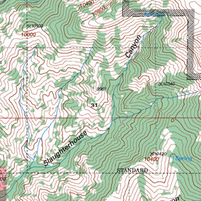 US Forest Service R4 Alta Toquima Wilderness Humboldt-Toiyabe NF 2011 digital map