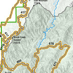 US Forest Service R4 Boise National Forest Winter Travel Map Emmett & Lowman Ranger Districts 2023 digital map