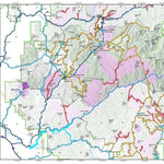 US Forest Service R4 Boise National Forest Winter Travel Map Idaho City Ranger District 2023 digital map