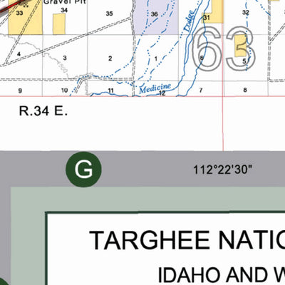 US Forest Service R4 Caribou-Targhee National Forest Dubois Ranger District Summer Recreation 2010 digital map