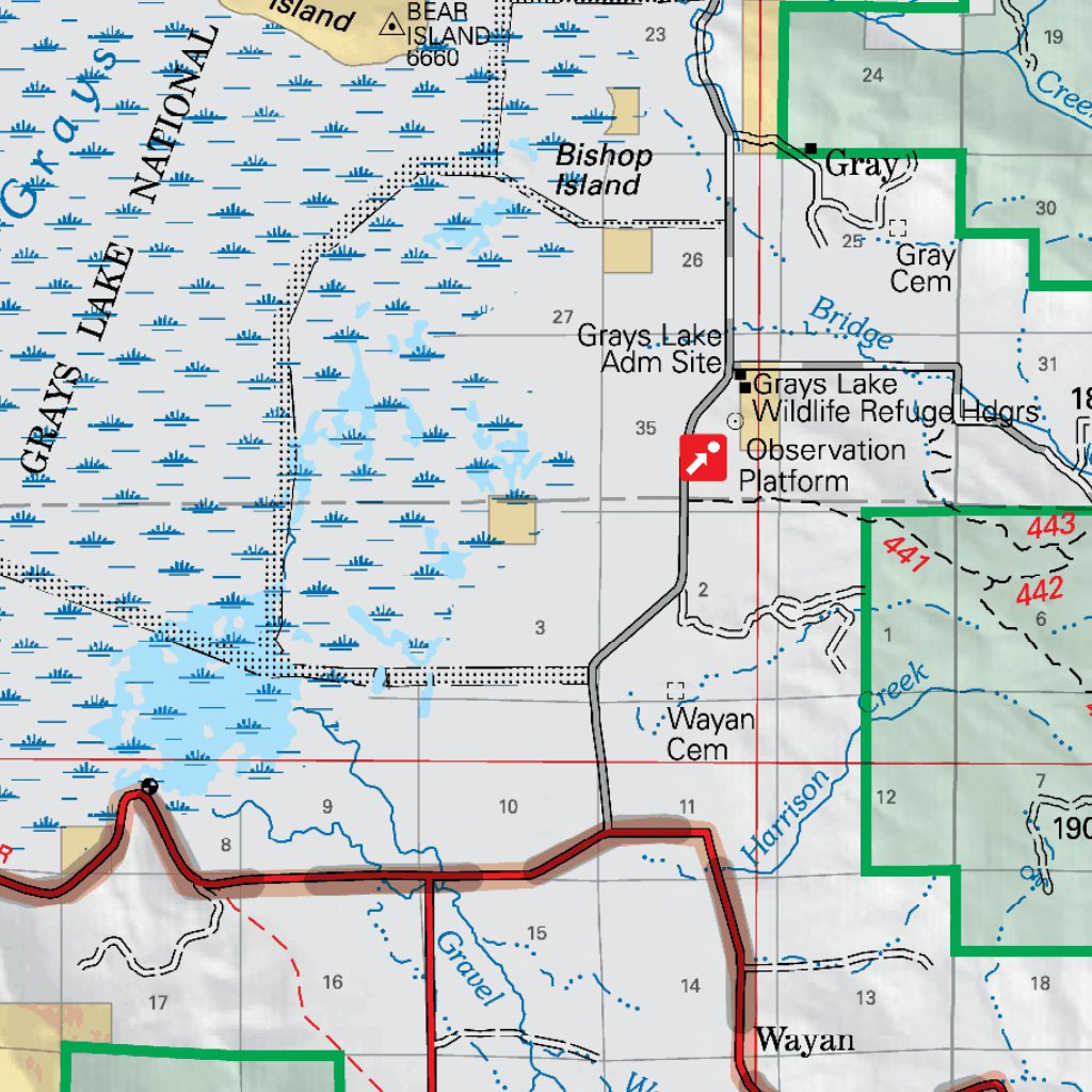 Caribou-Targhee National Forest Soda Springs Ranger District Map by US ...