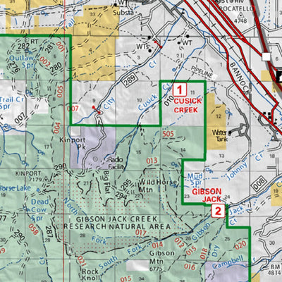 US Forest Service R4 Caribou-Targhee National Forest Westside Ranger District 2012 digital map