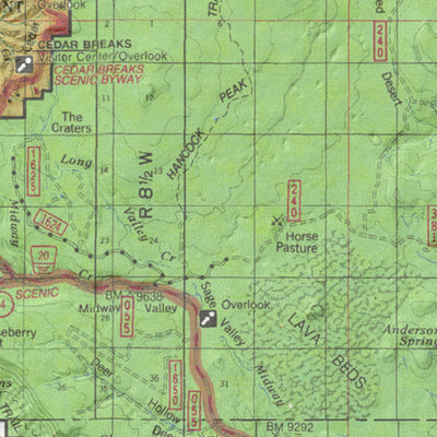 US Forest Service R4 Dixie National Forest Cedar City Ranger District 2006 digital map