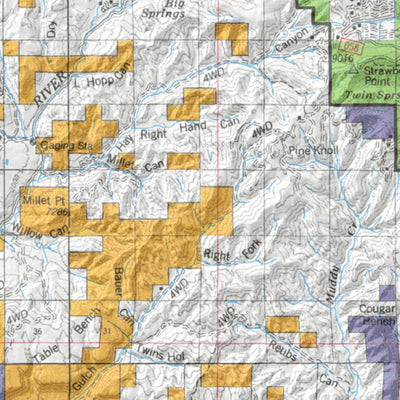 US Forest Service R4 Dixie National Forest Cedar City Ranger District 2006 digital map