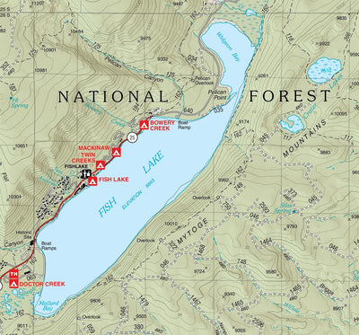 US Forest Service R4 Fishlake National Forest Atlas bundle