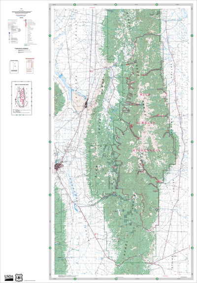 US Forest Service R4 High Schells Wilderness Humboldt-Toiyabe National Forest 2013 digital map