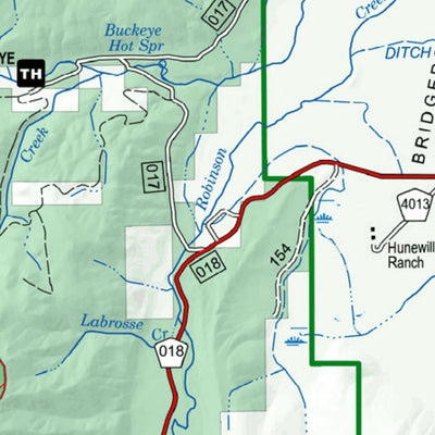US Forest Service R4 Humboldt-Toiyabe National Forest Bridgeport Winter Recreation Area 2014 digital map