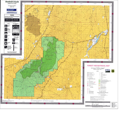 US Forest Service R4 Humboldt-Toiyabe National Forest Ely Ranger District Southwest Quarter 2000 digital map