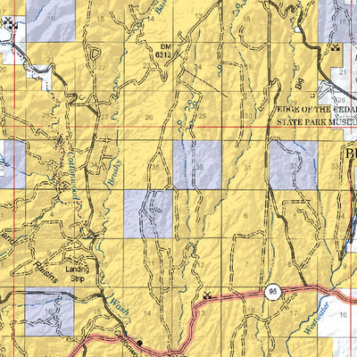 US Forest Service R4 Manti-La Sal National Forest Monticello Ranger District 2013 digital map